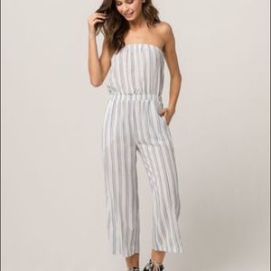 Tillys Stripe Jumpsuit